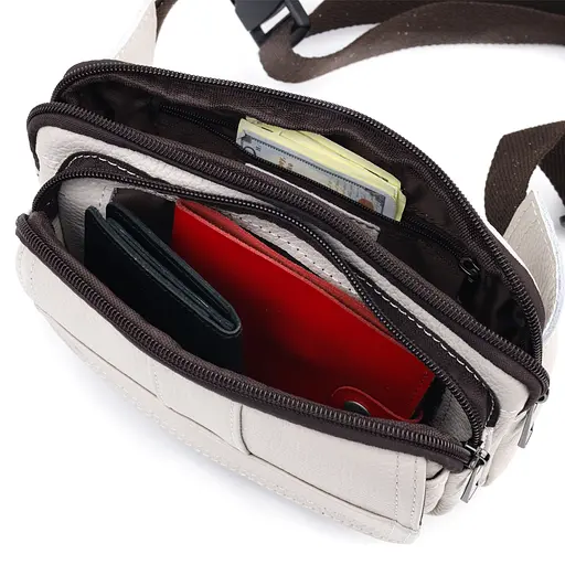 Чоловіча шкіряна сумка Vintage 21х13х5 см sum0020998 - фото 5