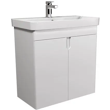 Тумба Мойдодир Simple White 70-U умивальник River 70 Білий універсальна Білий - фото 1