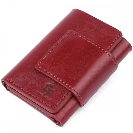 Мужской кожаный кошелек Grande Pelle 10х7.5х1.5 см acs0029237 - фото 1