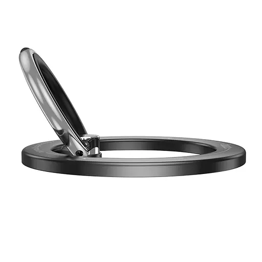 Магнітне кільце тримач для телефону Hoco GH1 магнітний чорний - фото 4