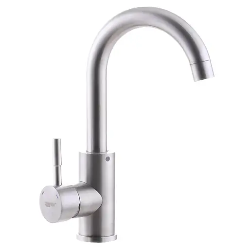 Змішувач для умивальника Zerix SUS-001 ZX3116 Нержавіюча сталь - фото 1