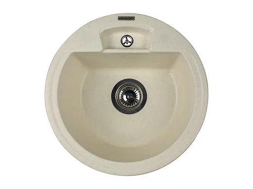 Кухонная мойка гранитная Miraggio Valencia jasmine 442x442x202 00211103, Береза - фото 1