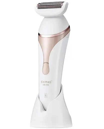 Эпилятор Kemei Km-296 с насадками (Белый) - фото 5
