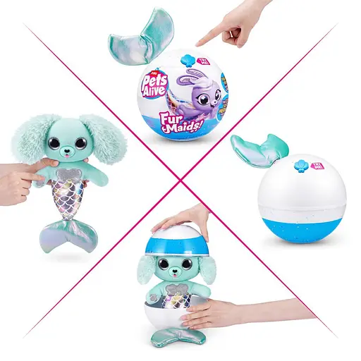 Интерактивный игровой набор серии "Furmaids" Щенок Даззи Pets & Robo Alive 9555D - фото 9