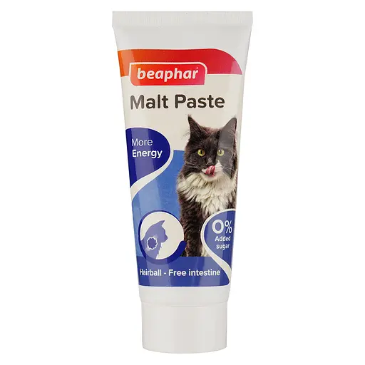 Мальт-Паста Beaphar Malt-Paste для виведення шерсті зі шлунка, 25 г - фото 1