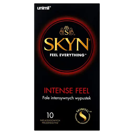 Презервативи безлатексні Unimil Skyn Intense Feel ребристі 10 шт. - фото 3