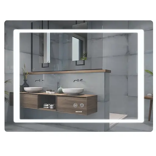 Зеркало Mixxus Style MR13-90x70-Reverse (LED Touch, антизапотевание, димер, регулировка яркости) MI6667 - фото 1