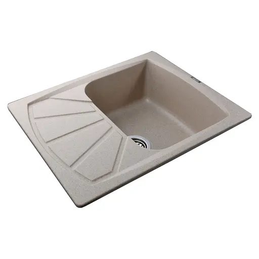 Гранитная мойка Globus Lux Tana песчаный 610x500 мм А0004, Sand - фото 2