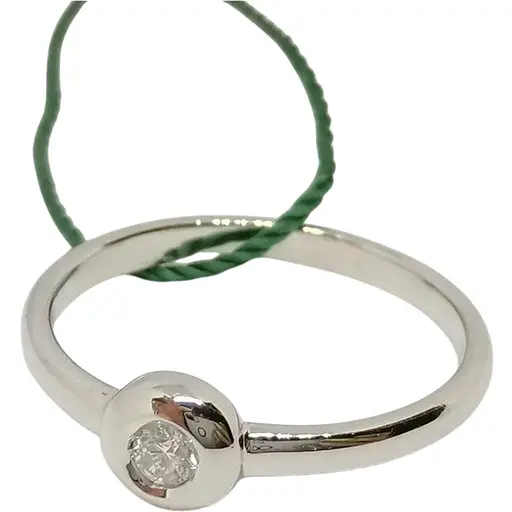 Золотое кольцо ЮЗ "Багет" с бриллиантом. Артикул 15018/1 16