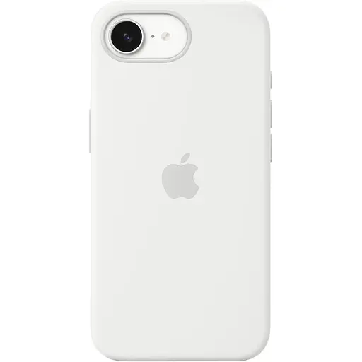 Чехол Silicone Case with MagSafe для Apple iPhone 16e White AAA [138726]