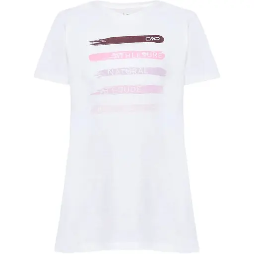 Футболка CMP Women's T-Shirt in Organic Cotton M White (1097-33F7766-A001 40)