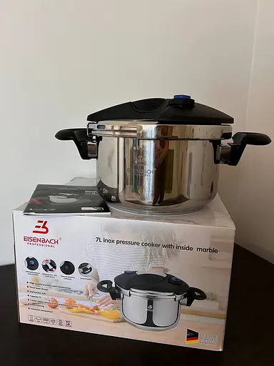 Скороварка Eisenbach Professional 7 л з мармуровим покриттям - фото 2