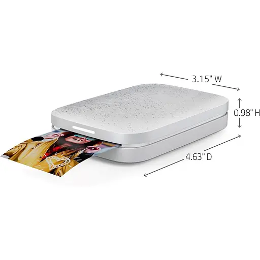 Портативний фотопринтер HP Sprocket 2x3 White (HPISPW) [141287] - фото 3