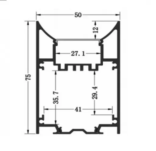 Светильник подвесной KLOODI KD-KLP5075 MC 1600 48W 4K BK - фото 2