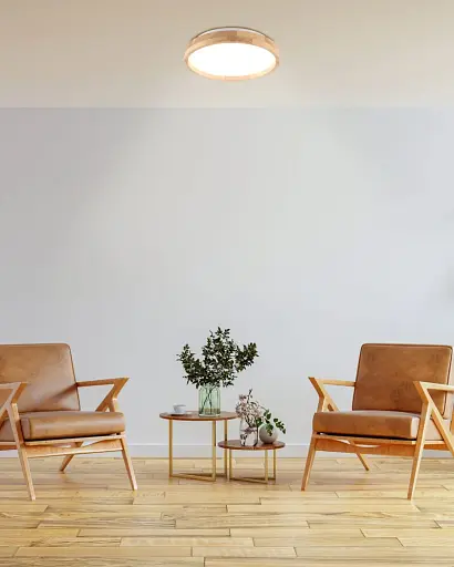 Люстра Goldlux 331908 Janusz LED 1x12W 4000K 1400Lm IP44 бежева - фото 2