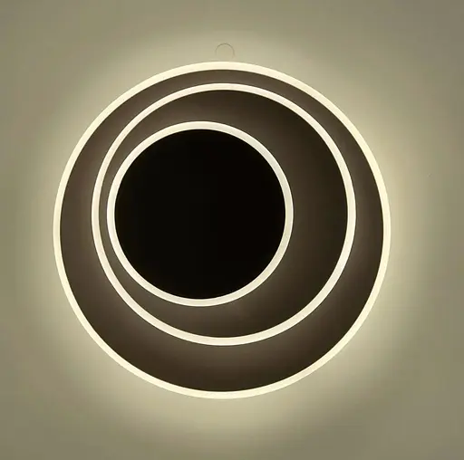 Стельовий або настінний світильник-трансформер на три кола Line.F 8663/3Y CF (круг) - фото 8