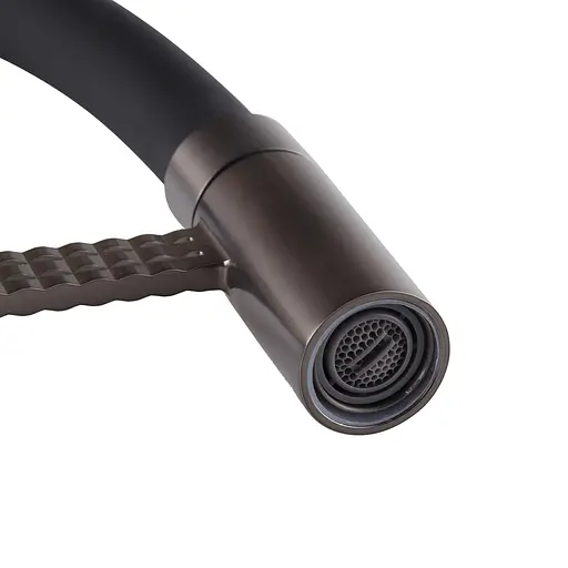 Змішувач для кухні Mixxus Premium Oliwer 017 із силіконовим виливом graphite MI6967 Графіт - фото 6