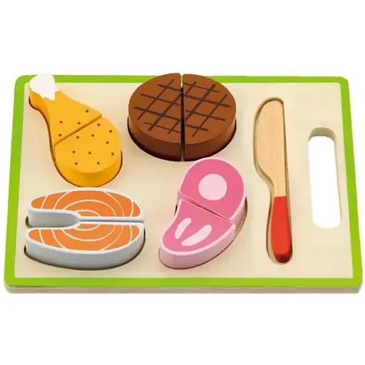 Набір іграшок Пікнік Viga Toys 50980 Дерев'яні іграшки продукти - фото 1