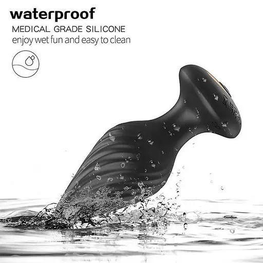 Анальний стимулятор Smart Nexus Tornado Крюк 40 мм на 110 мм силікон вібрація чорний - фото 4