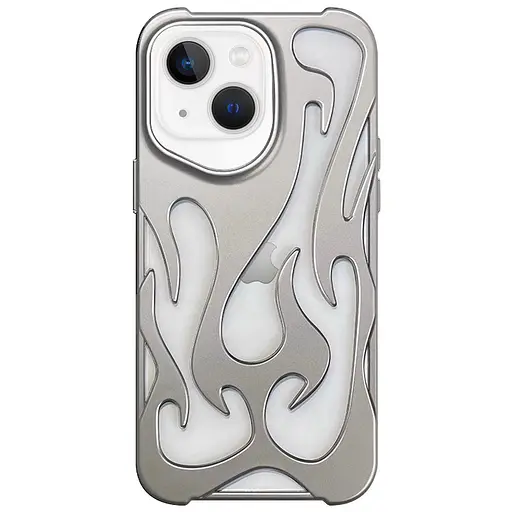 Чохол Epik TPU WinFire для Apple iPhone 15, 6.1 Silver - фото 1
