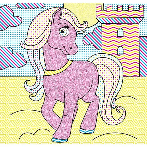 Водные раскраски Волшебная раскраска Пони 757173, 4 картинки - фото 4