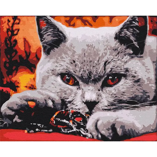 Картина по номерам Домашний хищник Brushme 40x50 см разноцветная 000277768