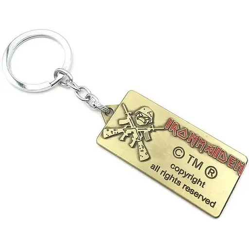 Брелок рок гурту Iron Maiden Залізна діва лого IM 25.105 - фото 2