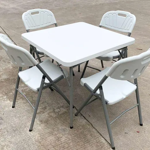 Стол раскладной SpringFun квадратный 88 см нагрузка 150 кг многофункциональный компактный для туризма - фото 7