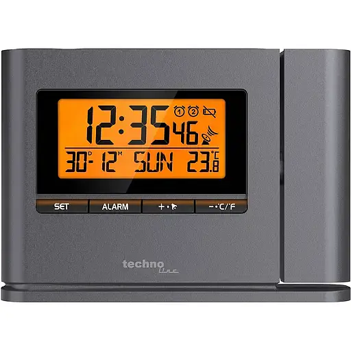 Часы проекционные Technoline WT519 Anthracite (WT519) - фото 1