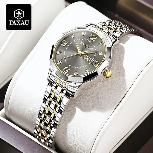 Жіночий водонепроникний аналоговий годинник із неіржавкої сталі для маленьких зап'ястків, розкішний годинник із діамантами - фото 4