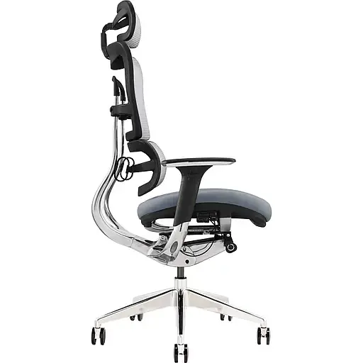 Офисное кресло GT Racer X-801 (W-20, B-40), светло-серое (X-801 Bright Gray (W-20 B-40)) - фото 4