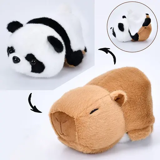 М’яка іграшка Капібара+Панда, 24x20x12 см