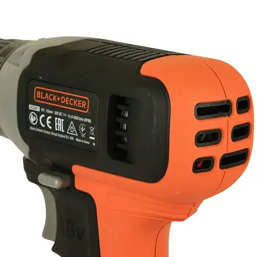 Аккумуляторная дрель-шуруповерт Black+Decker с АКБ и ЗП BCD001C1 - фото 8