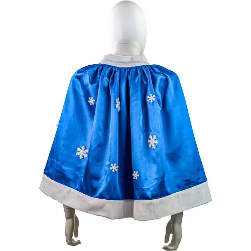 Плащ Новогодний со снежинками - фото 4