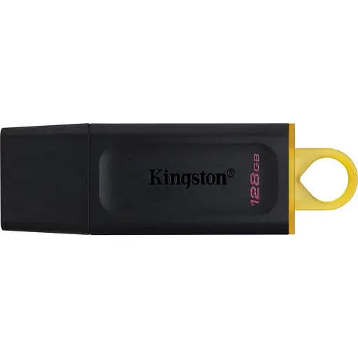 Флеш-накопитель Kingston 128GB USB3.2 DataTraveler Exodia Black/Yellow (DTX/128GB) - фото 1