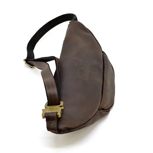 Жіноча шкіряна сумка-бананка Tarwa 33х11.5х8 см sum0026350 - фото 7