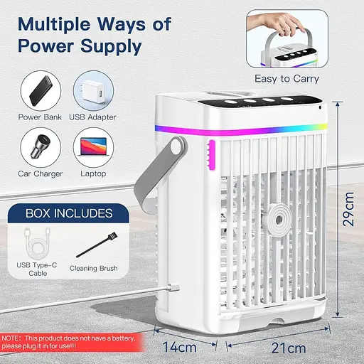 Портативный мини-кондиционер 4 в 1 - фото 4
