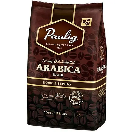Кофе в зернах Paulig Arabica Dark 1 кг - фото 1