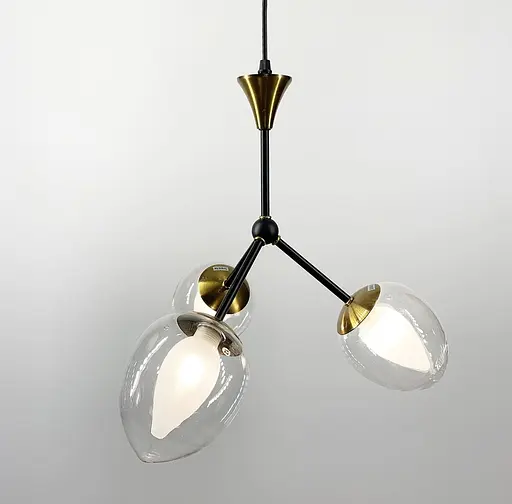 Класичний підвісний світильник з подвійним склом Line.F ZL 1632/3 - фото 5