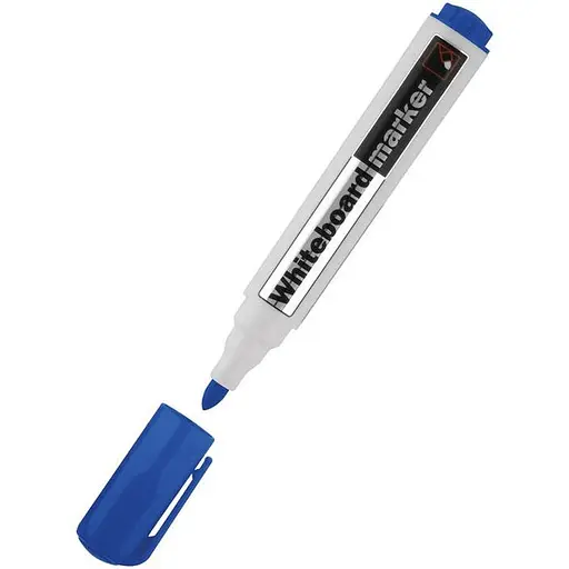 Набор маркеров Axent Whiteboard D2800 круглый 2 мм 12 шт. синий (D2800-02)