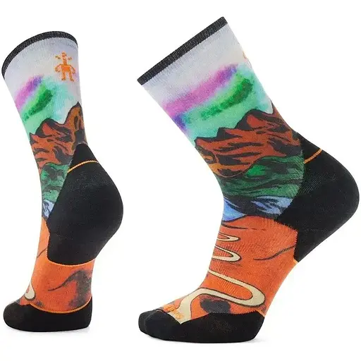 Носки Smartwool Trail Run Targeted Cushion Singletrack Print L Orange Smart Wool (1033-SW SW002267.117-L)