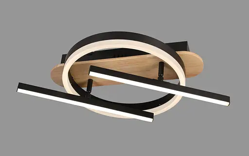 Люстра стельова світлодіодна VALESO 77087/300, чорний