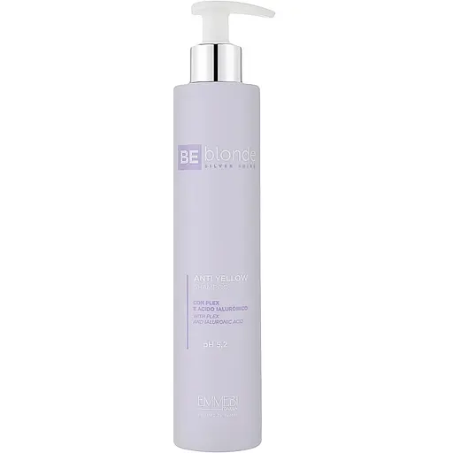 Шампунь антижелтый Emmebi Italia Be Blonde Silver Shine Anti Yellow Shampoo 250 мл