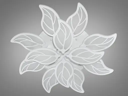 Візуально приваблива LED-люстра з димером та підсвічуванням, потужністю - фото 4