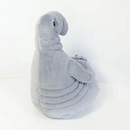 М'яка іграшка Почекун 21 см сірого кольору - фото 2