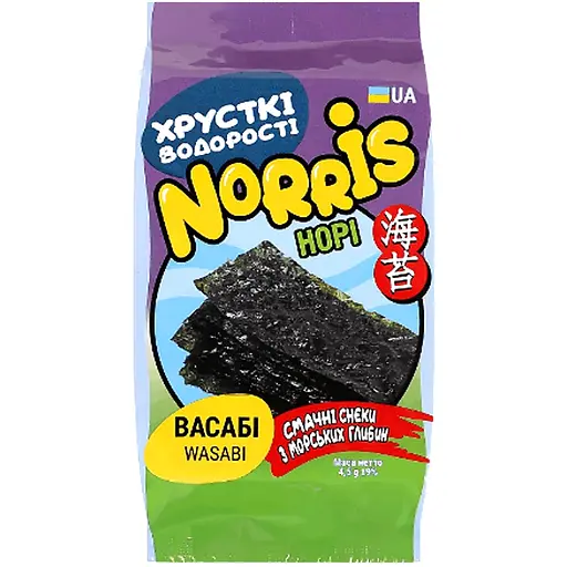 Чипси Norris васабі 4.5 г - фото 1