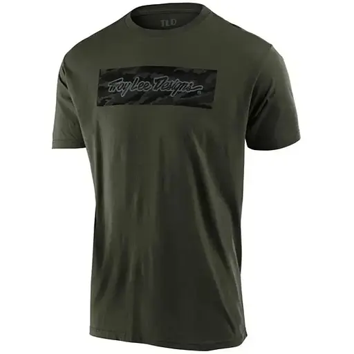 Футболка TLD Signature BLock Camo Tee Green S Troy Lee Designs (1106-701816002)