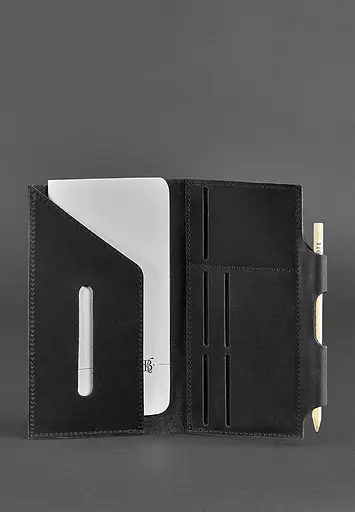 Кожаный тревел-кейс 3.0 черный Crazy Horse - фото 4