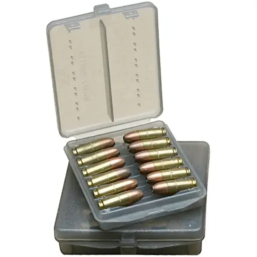 Коробка для патронів MTM 45 ACP 18 шт. димчаста