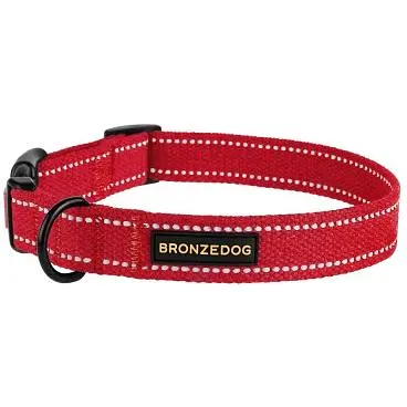 Нашийник для собак Barksi Сotton L 35-53х 2.5 см червоний - фото 2
